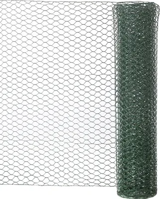 Produktbild von Grüner geschweißter Tierzaun, H.1 x B.3 m, Maschenweite H.25 x B.25 mm
