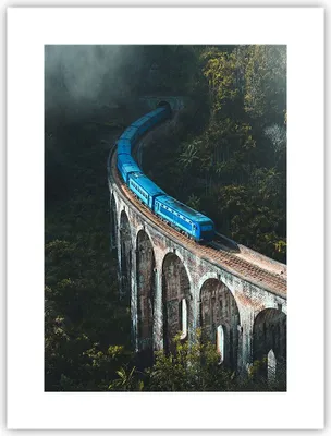 Produktbild von Poster - Poster ohne Rahmen - Zug Hogwarts Express - 30x40 cm - Wand Bild - Wanddeko - Wandbilder - Kunstposter - Wandposter - Bilder - Kunstdruck - Wanddekoration - Wandbild - P2XPA30x40-5132