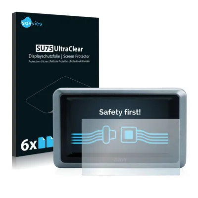 Produktbild von 6x Für Garmin zumo 660 Schutzfolie Savvies Displayschutz Display Schutz Folie Klar Transparent