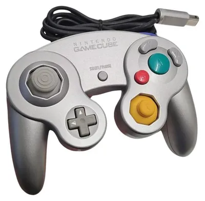Produktbild von Original Nintendo Gamecube Controller silber