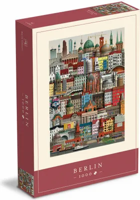 Obrázek produktu pro Martin Schwartz Puzzle Berlín, město Puzzle Německo, 50 x 70 cm, 1000 dílků, MS0604