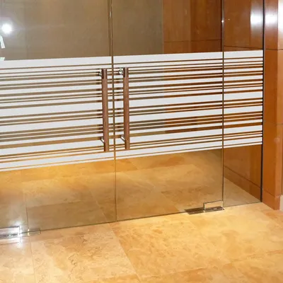 Immagine prodotto di Adesivo per finestre con motivo a righe orizzontali, 55 x 200 cm