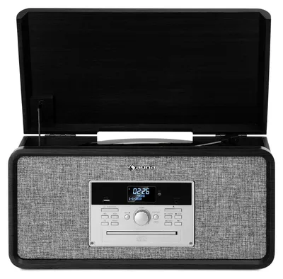 Obrázek produktu pro Auna - gramofon s reproduktorem, CD, MP3, USB, DAB+/FM, Bluetooth