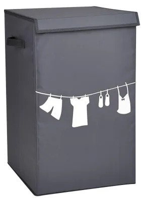 Image de CALICOSY - Panier à linge pliant avec couvercle