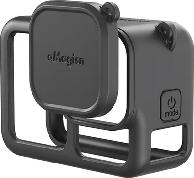 Produktbild von aMagisn Sportkamera-Schutzhuelle aus Silikon + Silikon-Objektivdeckel mit Trageband, stossfest, kompatibel mit GoPro Hero 13 Action-Kamera-Zubehoer