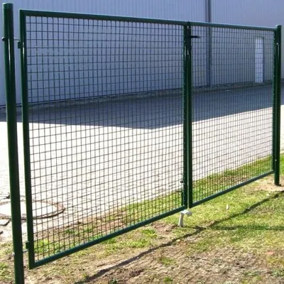 Obrázek produktu pro Dvojitá křídlová brána Zahradní brána Zahradní plotová brána Dvojitá brána Křídlová brána Dvorní brána Síťová brána 400x160
