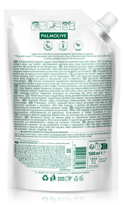 Image de Savon liquide Palmolive Lavande et Baies, recharge 500 ml