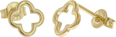 Produktbild von trendor 28170 Damen-Ohrringe Gold 333/8K Ohrstecker Offenes Kreuz
