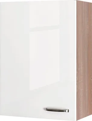 Obrázok produktu pre Kuchynská skrinka horná s dvierkami Flex Well Valero 60x89 cm biela vysoko lesklá