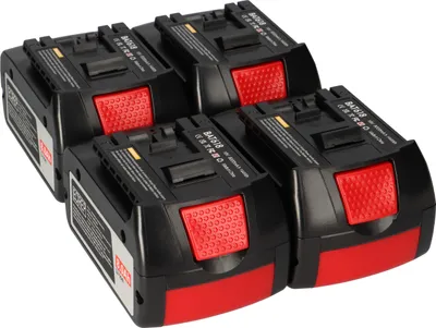 Produktbild von 4x Ersatzakku für Bosch Professional 18V 8.0Ah Li-Ion 144Wh