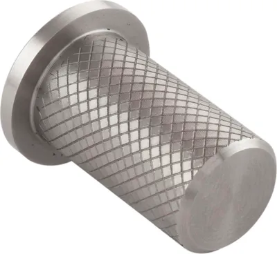 Produktbild von Furnipart Möbelknopf Harlequin ø 17mm - Möbelknauf Edelstahl - robuster Metallgriff, Edelstahl gerändelt