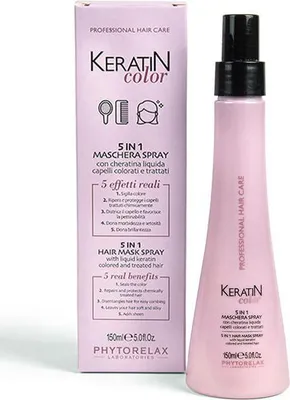 Produktbild von Phytorelax Laboratories Keratin Color 5 In 1 Haarspray Frauen 150 ml