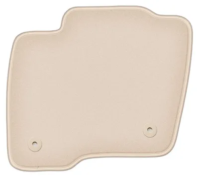 Produktbild von DURBAN Beige Velours-Fahrerfußmatte für Ford S-MAX MK2 7-Sitzer (2015-)