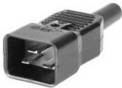 Image de Microconnect C20PLUG C20 Noir - Connecteur (C20, noir)