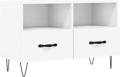 Obrázek produktu pro vidaXL TV skříňka bílá 80x36x50 cm Dřevěný materiál