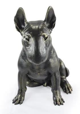 Productafbeelding van Bulteriër II - Een levensgroot beeld van een hond, schaal 1:1, een tuinbeeld van Art-Dog