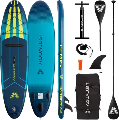 Immagine prodotto di AQUALUST 10.6 iSUP: tavola da stand up paddle gonfiabile, set completo da 320 cm - Contenuto: set tavola + pagaia da kayak