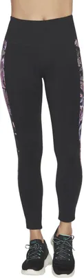 Produktbild von Skechers Ultraviolet High Waisted Full Length Legging WLG249-BKPR, Leggins, Damen, Schwarz, Größe: S