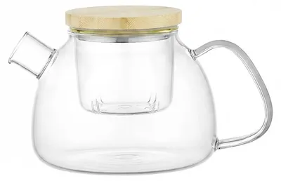Produktbild von 1-Liter-Teekanne mit Holzdeckel