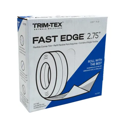 Produktbild von PROTEKTOR Trim Tex Kantenprofil Trockenbau, Trockenbau Werkzeug 30,4m Rolle Hoher Kantenschutz Wand, Eckschutzprofil, Eckleiste, Eckschutzschiene Trockenbau, Drywall Tools, Fugenband weiß
