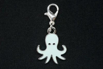 Produktbild von Krake Charm Miniblings Anhänger Oktopus Tintenfisch Ozean emailliert türkis