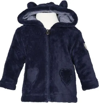 Produktbild von Steiff Baby Plüschjacke blau,Gr.74