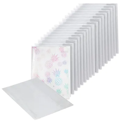 Obrázek produktu pro Obal na dokumenty formátu A4, průhledný, voděodolný - ochranné pouzdra pro notebooky, PVC (20 kusů)