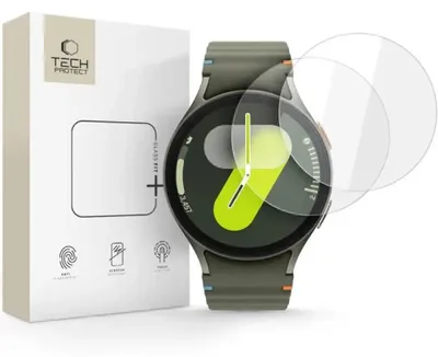 Obrázok produktu pre Tech-Protect Glass Fit+ 2-Pack pre Samsung Galaxy Watch 40 / 41 / 42 / 43 / 44 mm - číre