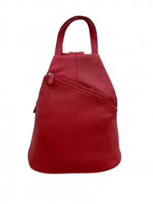 Produktbild von C6080 Cinino Sicherheitsrucksack Lederrucksack Rot