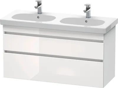 Produktbild von Waschtischunterbau DURASTYLE 453x1150x610mm weiß hochglanz/weiß matt weiß hochglanz/weiß matt