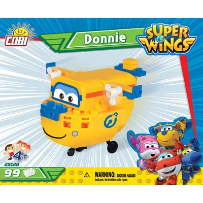 Obrázok produktu pre COBI Super Wings Donnie bloky, lietadlo, detská séria, hračka, stavebné bloky, 99 kusov, 25128