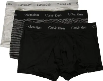 Immagine prodotto di Confezione 3 boxer uomo tripack CK CALVIN KLEIN articolo U2664G LOW RISE TRUNK 3PK, XL, Cotone 95%,Spandex 5%