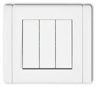 Obrázok produktu pre Karlik Flexi, trojcestný spínač, pod omietku, biela, model FWP-7
