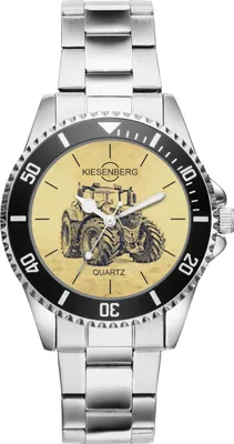 Produktbild von KIESENBERG Herrenuhr Armbanduhr Fendt 1000 Vario Traktor Trecker Geschenk Fan Artikel Zubehör Fanartikel Analog Quartz Uhr 5639