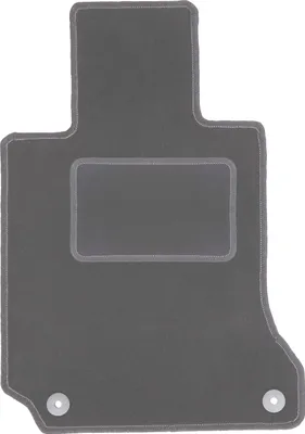 Image de Tapis de sol conducteur en velours graphite adapté à Mercedes C W204 (2007-2014, berline, break, coupé) – avec fixations – ajustement parfait