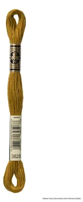 Image de DMC Fil de broderie Mouline Special 117mc -3829, 6 fils, 8m
