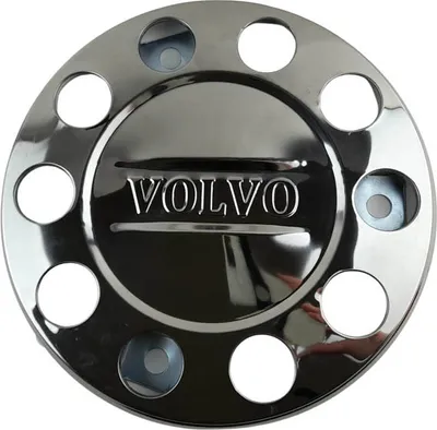 Zdjęcie produktu dla Kołpak przedni 22,5" niklowany Volvo, 10 otworów uniwersalny | 1043121