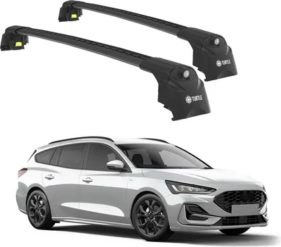 Produktbild von TURTLE STREŠNÝ NOSIČ AIR-2 , Čierna FORD FOCUS ESTATE (C519) 2019 - 2024