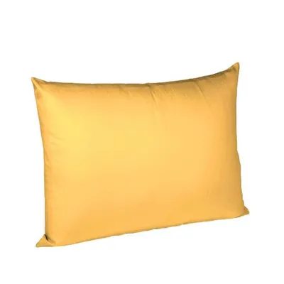 Produktbild von fleuresse Mako Satin Kissenbezug Colours Uni 40x60 cm Sonne