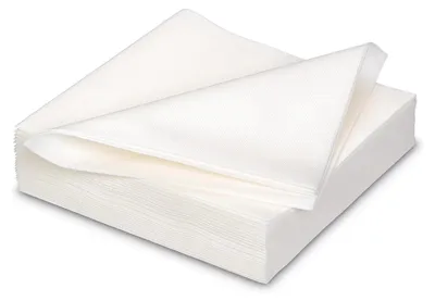 Produktbild von AVA GALA Premium Servietten Weiß, 40 x 40 cm, 25 Stück, Leinengefühl
