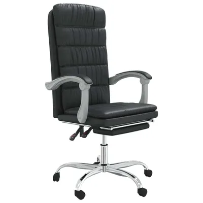 Image de Fauteuil inclinable de bureau Noir Similicuir