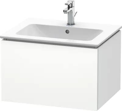 Produktbild von Waschtischunterbau L-CUBE 620x481x400mm weiß matt weiß matt