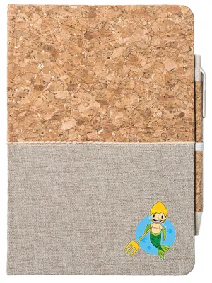 Produktbild von Huuraa Notizbuch A5 Wassermann Fabelwesen 80 Blatt inkl. Kugelschreiber Tagebuch Geschenkidee