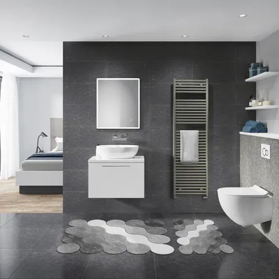 Immagine prodotto di Mijolnir, Nixie- ANR1588, grigio, tappetini da bagno, 1300 gr/m², 100% POLIESTERE