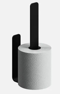 Produktbild von WC Ersatzrollenhalter Toilettenpapierhalter WEISSENSTEIN Rollenhalter Schwarz