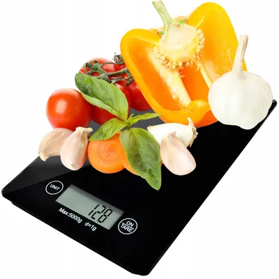Produktbild von Präzise elektronische Küchenwaage Glas 5Kg LCD Genauigkeit 1G Ruhhy