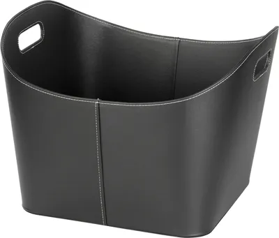 Image de Panier Strend Pro, pour bois de cheminee, 50x48x38 cm, 50 l, en cuir synthetique