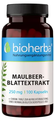 Produktbild von Bioherba Maulbeerblattextrakt 250 mg 100 Kapseln
