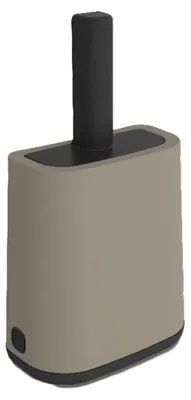 Produktbild von Rotho Schaufel mit Halterung Biala Inklusive Kotbeutelaufbewahrung, Design abgestimmt auf Katzentoilette, praktische Platzierung, einfache Reinigung