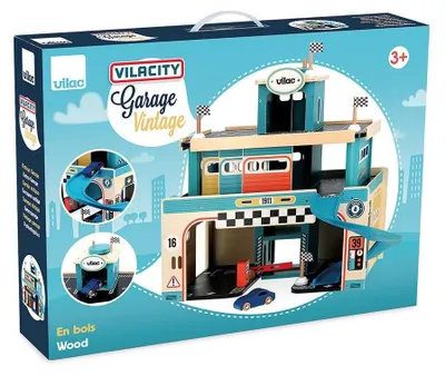 Image de Vilac Garage en bois vintage, Vilacity